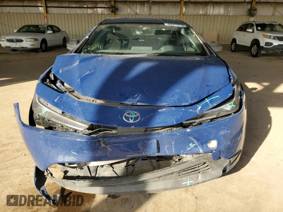 2024 Toyota Prius LE with VIN JTDACAAUXR3024790, listed as a Copart auction lot 44572915 with 0 mi miles and Salvage Title. Bid and sale history available at carsss.com. Image 5.