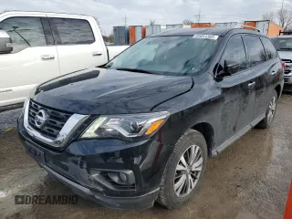 2017 Nissan Pathfinder SV with VIN 5N1DR2MM0HC666345, listed as a Copart auction lot 89054365 with 169,517 mi miles and Salvage title. Bid and sale history available at DreamBid. Image 1.