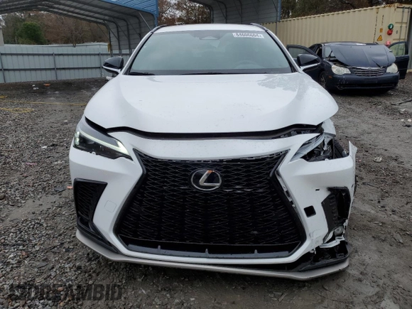 2022 Lexus NX with VIN 2T2KGCEZ1NC002409, listed as a Copart auction lot 84606604 with 25,572 mi miles and Salvage Title. Bid and sale history available at carsss.com. Image 5.
