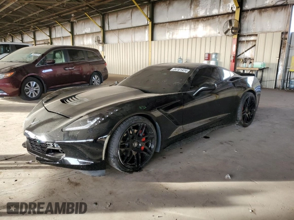 2016 Chevrolet Corvette 1LT with VIN 1G1YA2D78G5102817, listed as a Copart auction lot 84101424 with 21,021 mi miles and Salvage Title. Bid and sale history available at carsss.com. Image 1.