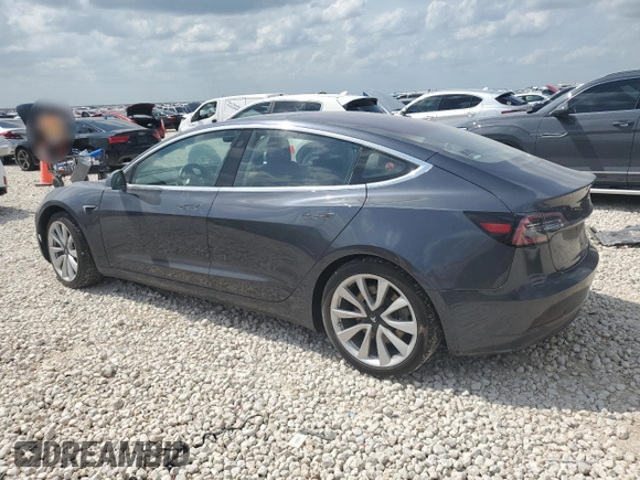 2018 Tesla Model 3 Long Range Battery with VIN 5YJ3E1EA6JF047204, listed as a Copart auction lot 54876935 with 62,735 mi miles and Salvage Title. Bid and sale history available at DreamBid. Image 2.