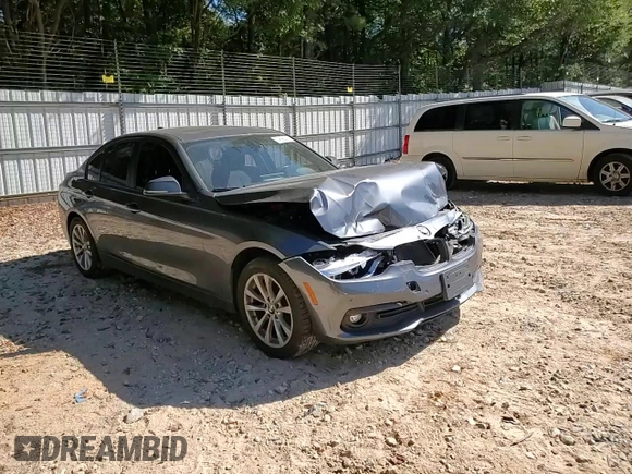 2018 BMW 3 Series 320i xDrive with VIN WBA8A3C54JA358624, listed as a Copart auction lot 74696374 with 55,342 mi miles and Salvage title. Bid and sale history available at DreamBid. Image 10.