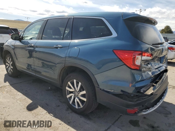 2021 Honda Pilot EX-L z VIN 5FNYF6H57MB046632, wystawiony jako Copart lot #50088865 z przebiegiem 80 326 mil mil oraz Szkoda całkowita • Salvage title. Historia ofert i sprzedaży dostępna na DreamBid. Obrazek 2.