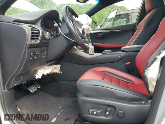2019 Lexus NX 300 with VIN JTJBARBZ3K2189396, listed as a Copart auction lot 60099615 with 36,331 mi miles and Salvage title. Bid and sale history available at DreamBid. Image 7.