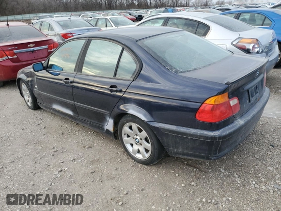 2001 BMW 3 Series 325i with VIN WBAAV33491FU84073, listed as a Copart auction lot 85689534 with 164,798 mi miles and Salvage Title. Bid and sale history available at carsss.com. Image 2.