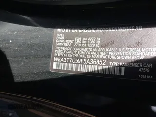 2015 BMW 4 Series 435i xDrive with VIN WBA3T7C59F5A36852, listed as a IAAI auction lot 42102170 with 55,516 mi miles and . Bid and sale history available at DreamBid. Image 9.