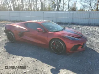 2021 Chevrolet Corvette 3LT with VIN 1G1YC2D4XM5108100, listed as a Copart auction lot 77981514 with 2,415 mi miles and Salvage Title. Bid and sale history available at carsss.com. Image 4.