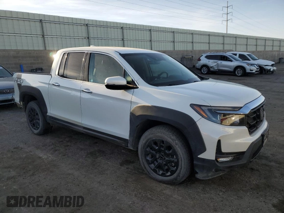 2022 Honda Ridgeline RTL-E with VIN 5FPYK3F77NB031233, listed as a Copart auction lot 49735525 with 71,450 mi miles and Salvage Title. Bid and sale history available at DreamBid. Image 4.