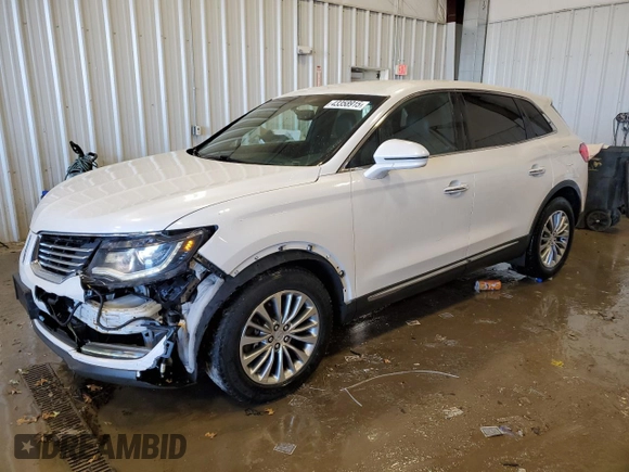2016 Lincoln MKX Select with VIN 2LMTJ8KR8GBL20731, listed as a Copart auction lot 43358915 with 115,525 mi miles and Clean Title. Bid and sale history available at DreamBid. Image 1.