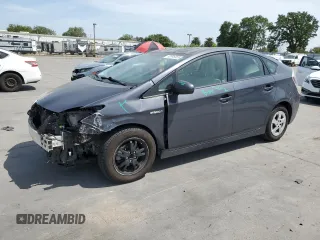 2012 Toyota Prius One with VIN JTDKN3DU6C5386312, listed as a Copart auction lot 53995805 with 113,706 mi miles and Salvage Title. Bid and sale history available at carsss.com. Image 1.