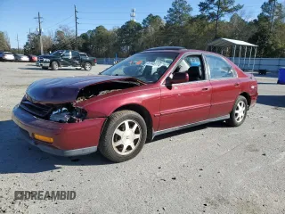 1995 Honda Accord EX w/Leather with VIN 1HGCD5662SA123436, listed as a Copart auction lot 87445174 with 105,285 mi miles and Salvage Title. Bid and sale history available at carsss.com. Image 1.