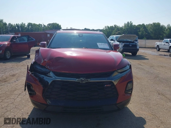 2021 Chevrolet Blazer RS with VIN 3GNKBERS2MS503863, listed as a IAAI auction lot 42424635 with 76,040 mi miles and . Bid and sale history available at DreamBid. Image 12.