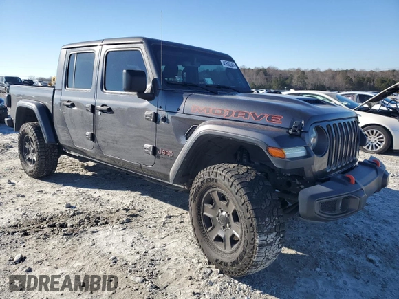 2021 Jeep Gladiator Mojave with VIN 1C6JJTEG1ML610770, listed as a Copart auction lot 41692045 with 53,970 mi miles and Salvage Title. Bid and sale history available at DreamBid. Image 4.