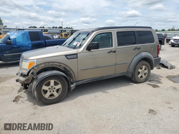 2007 Dodge Nitro SXT z VIN 1D8GT28KX7W596489, wystawiony jako Copart lot #56151355 z przebiegiem 295 949 mil mil oraz Szkoda całkowita • Salvage title. Historia ofert i sprzedaży dostępna na DreamBid. Obrazek 1.