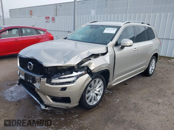 2016 Volvo XC90 T6 Momentum with VIN YV4A22PK7G1078794, listed as a IAAI auction lot 41874698 with 120,256 mi miles. Bid and sale history available at carsss.com. Image 19.
