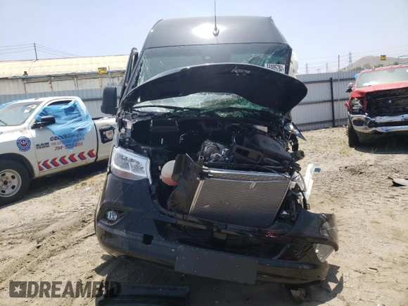 2023 Mercedes-Benz Sprinter Passenger with VIN W1Z4NGHY6PT142701, listed as a Copart auction lot 55005784 with Not Provided miles and Salvage Title. Bid and sale history available at carsss.com. Image 5.