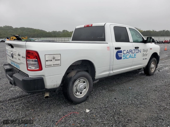 2022 Ram 2500 Tradesman with VIN 3C6UR4CJ2NG200455, listed as a Copart auction lot 71545564 with 33,839 mi miles and Salvage Title. Bid and sale history available at carsss.com. Image 3.