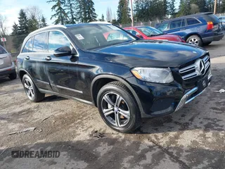 2017 Mercedes-Benz GLC with VIN WDC0G4KB9HF154999, listed as a IAAI auction lot 41538262 with 1 mi miles. Bid and sale history available at carsss.com. Image 1.