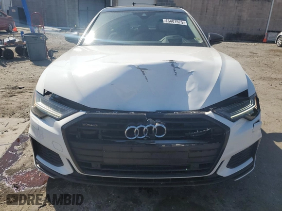 2019 Audi A6 Prestige with VIN WAUM2AF24KN066922, listed as a Copart auction lot 48401975 with 45,980 mi miles and Salvage title. Bid and sale history available at DreamBid. Image 5.