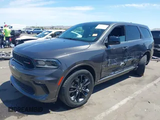 2021 Dodge Durango GT Plus z VIN 1C4RDHDG8MC573444, wystawiony jako IAAI lot #42173913 z przebiegiem 85 656 mil mil oraz . Historia ofert i sprzedaży dostępna na DreamBid. Obrazek 2.