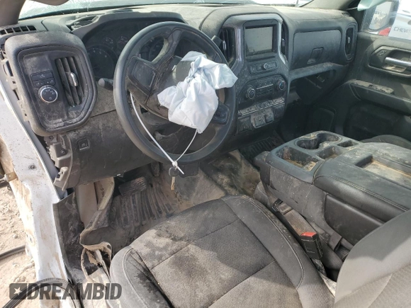 2019 Chevrolet Silverado 1500 Work Truck with VIN 3GCNWAEF5KG194594, listed as a Copart auction lot 44603345 with 80,401 mi miles and Salvage Title. Bid and sale history available at DreamBid. Image 8.
