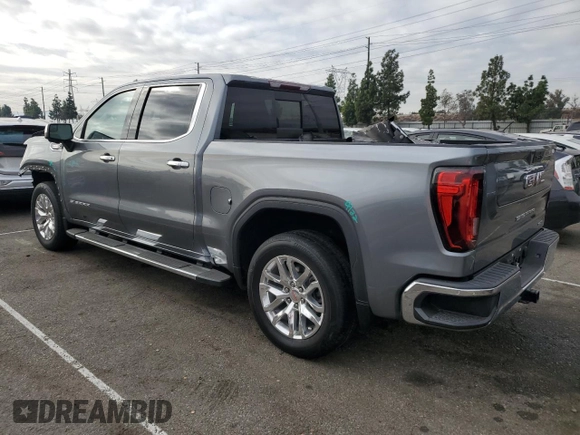 2021 GMC Sierra 1500 with VIN 3GTP8DET4MG266950, listed as a Copart auction lot 81965234 with 55,968 mi miles and Salvage Title. Bid and sale history available at DreamBid. Image 2.