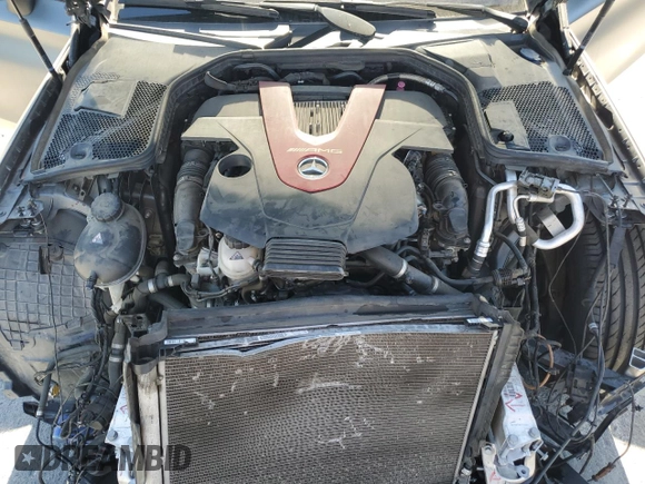2018 Mercedes-Benz C 43 AMG with VIN WDDWJ6EB0JF656725, listed as a Copart auction lot 46091835 with 84,079 mi miles and Salvage title. Bid and sale history available at DreamBid. Image 11.