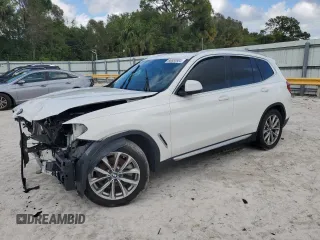 2018 BMW X3 xDrive30i with VIN 5UXTR9C52JLD71659, listed as a Copart auction lot 86883904 with 90,743 mi miles and Salvage Title. Bid and sale history available at carsss.com. Image 1.