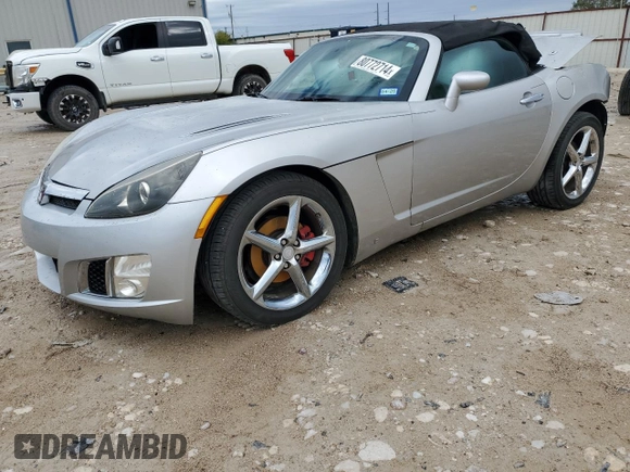 2009 Saturn Sky Red Line z VIN 1G8MT35X89Y103952, wystawiony jako Copart lot #80772714 z przebiegiem 83 835 mil mil oraz Szkody całkowita. Historia ofert i sprzedaży dostępna na DreamBid. Obrazek 1.