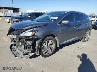 2020 Nissan Murano SL with VIN 5N1AZ2CJ8LN137555, listed as a Copart auction lot 85502604 with 57,882 mi miles and Salvage Title. Bid and sale history available at carsss.com. Image 1.