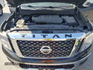 2017 Nissan Titan S with VIN 1N6AA1EJ4HN571219, listed as a Copart auction lot 43154215 with 63,876 mi miles and Salvage Title. Bid and sale history available at carsss.com. Image 12.