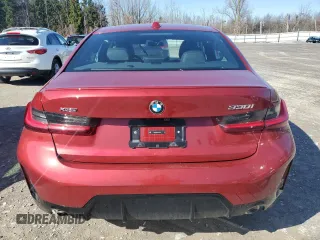 2025 BMW 3 Series 330i xDrive with VIN 3MW89CW02S8F00085, listed as a Copart auction lot 49336765 with 0 mi miles and Salvage Title. Bid and sale history available at carsss.com. Image 6.