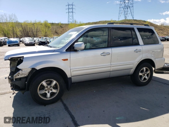 2007 Honda Pilot EX-L with VIN 5FNYF18557B013183, listed as a Copart auction lot 54945045 with 183,188 mi miles and Salvage Title. Bid and sale history available at DreamBid. Image 1.