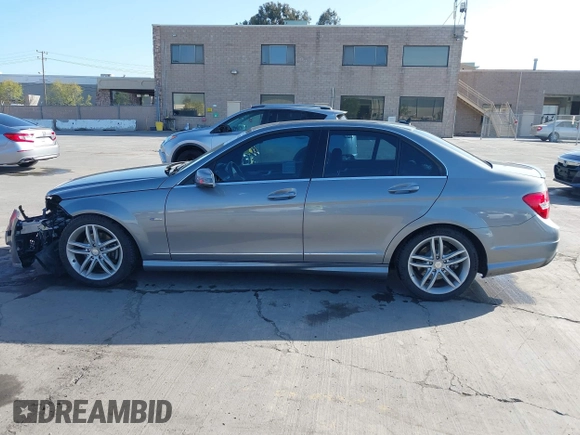 2012 Mercedes-Benz C-Class C 250 Sport with VIN WDDGF4HB2CA636370, listed as a IAAI auction lot 41947361 with 124,959 mi miles. Bid and sale history available at carsss.com. Image 15.