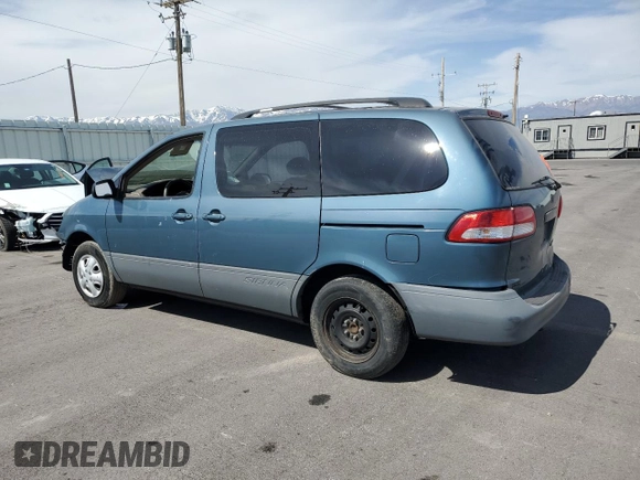 2002 Toyota Sienna LE with VIN 4T3ZF13C72U491201, listed as a Copart auction lot 53163815 with Not Provided miles and Salvage Title. Bid and sale history available at DreamBid. Image 2.