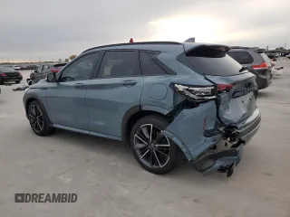 2023 Infiniti QX50 Sport z VIN 3PCAJ5FA6PF115972, wystawiony jako Copart lot #84494994 z przebiegiem 27 121 mil mil oraz Szkoda całkowita • Salvage title. Historia ofert i sprzedaży dostępna na DreamBid. Obrazek 2.