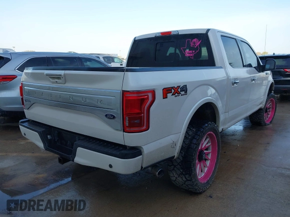 2017 Ford F-150 XL with VIN 1FTEW1EF6HFB51909, listed as a IAAI auction lot 41746813 with 152,219 mi miles. Bid and sale history available at carsss.com. Image 4.