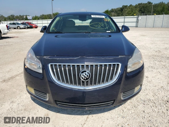 2011 Buick Regal CXL RL3 with VIN 2G4GR5EC8B9173967, listed as a Copart auction lot 75872984 with 136,498 mi miles and Non Repairable. Bid and sale history available at carsss.com. Image 5.
