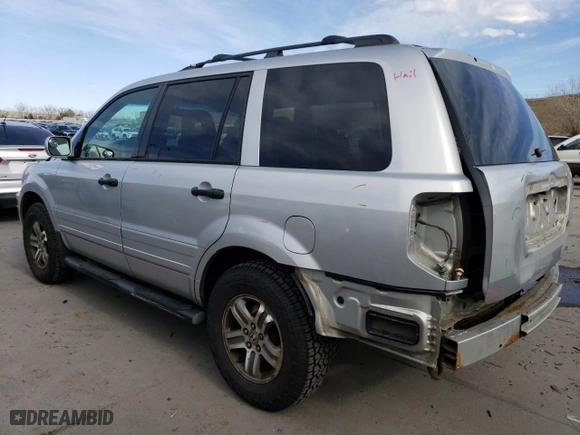 2003 Honda Pilot EX with VIN 2HKYF18653H522050, listed as a Copart auction lot 49246635 with 273,320 mi miles and Salvage Title. Bid and sale history available at carsss.com. Image 2.
