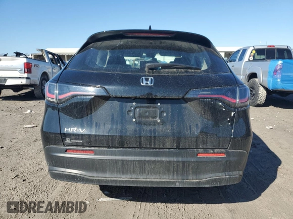 2024 Honda HR-V LX with VIN 3CZRZ1H30RM717858, listed as a Copart auction lot 42918895 with 54,768 mi miles and Salvage Title. Bid and sale history available at carsss.com. Image 6.