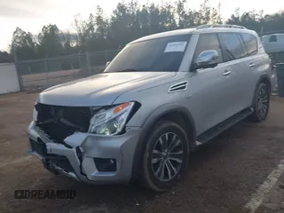 2018 Nissan Armada SV with VIN JN8AY2ND6J9057888, listed as a IAAI auction lot 41092571 with 143,263 mi miles. Bid and sale history available at carsss.com. Image 18.