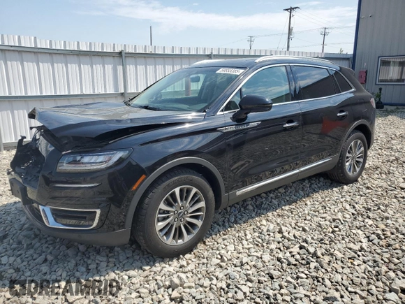 2020 Lincoln Nautilus Reserve with VIN 2LMPJ8K92LBL02561, listed as a Copart auction lot 59855385 with 29,622 mi miles and Salvage title. Bid and sale history available at DreamBid. Image 1.