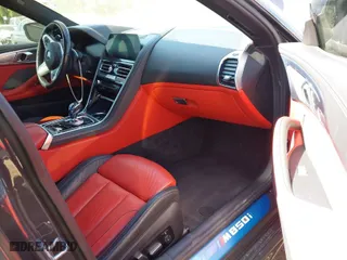 2022 BMW 8 Series M850i with VIN WBAGV8C04NCJ71251, listed as a IAAI auction lot 41657273 with 40,038 mi miles. Bid and sale history available at carsss.com. Image 5.