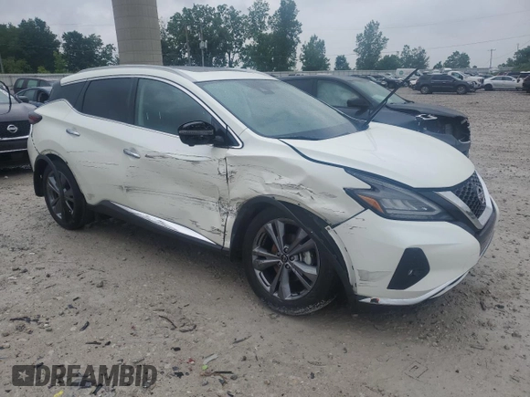2023 Nissan Murano Platinum z VIN 5N1AZ2DS6PC107656, wystawiony jako Copart lot #59289615 z przebiegiem 26 191 mil mil oraz Czysty tytuł • Clean title. Historia ofert i sprzedaży dostępna na DreamBid. Obrazek 4.