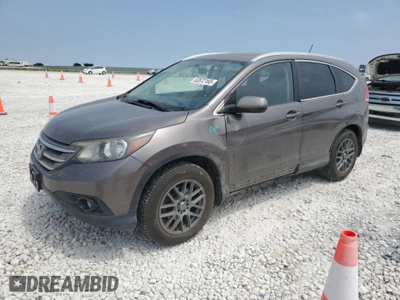 2014 Honda CR-V EX-L with VIN 2HKRM4H72EH637437, listed as a Copart auction lot 52872165 with 106,052 mi miles and Salvage Title. Bid and sale history available at carsss.com. Image 1.