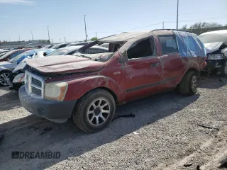 2006 Dodge Durango SXT with VIN 1D4HD38K26F129283, listed as a Copart auction lot 47465465 with Not Provided miles and Salvage Title. Bid and sale history available at DreamBid. Image 1.