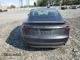 2025 Tesla Model 3 Long Range with VIN 5YJ3E1EA1SF904045, listed as a Copart auction lot 55382675 with 6,270 mi miles and Salvage title. Bid and sale history available at DreamBid. Image 6.