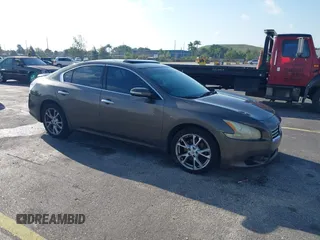 2013 Nissan Maxima SV with VIN 1N4AA5AP0DC814203, listed as a IAAI auction lot 41756476 with 179,164 mi miles and . Bid and sale history available at carsss.com. Image 1.