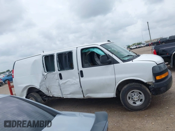 2021 Chevrolet Express Cargo with VIN 1GCWGAF77M1311800, listed as a IAAI auction lot 42103646 with 129,732 mi miles and . Bid and sale history available at DreamBid. Image 13.