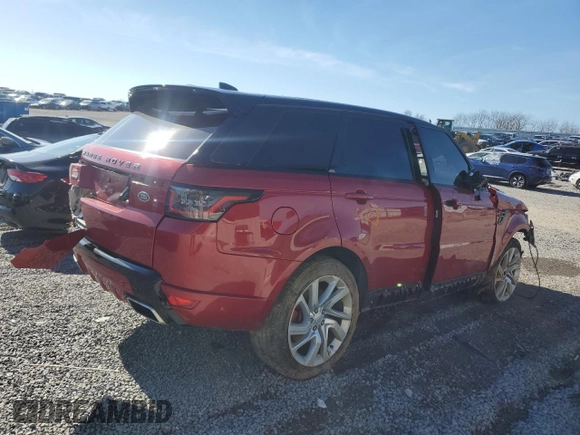 2019 Land Rover Range Rover Sport Dynamic with VIN SALWR2RE2KA865438, listed as a Copart auction lot 43042175 with 0 mi miles and Salvage Title. Bid and sale history available at carsss.com. Image 3.